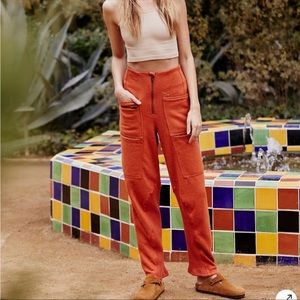 🌿Free People Movement Orange Break Away Pants S